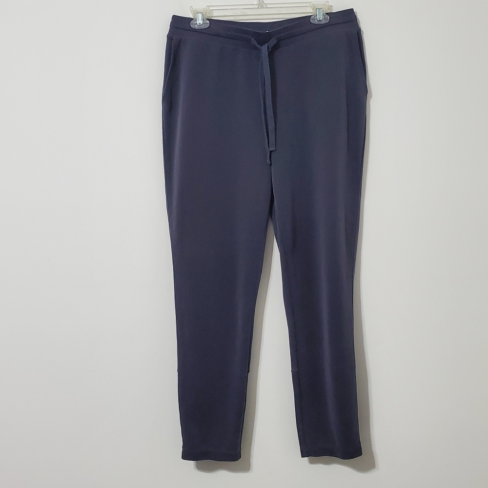 Pure Jill Gray Sand Washed Pants  Medium